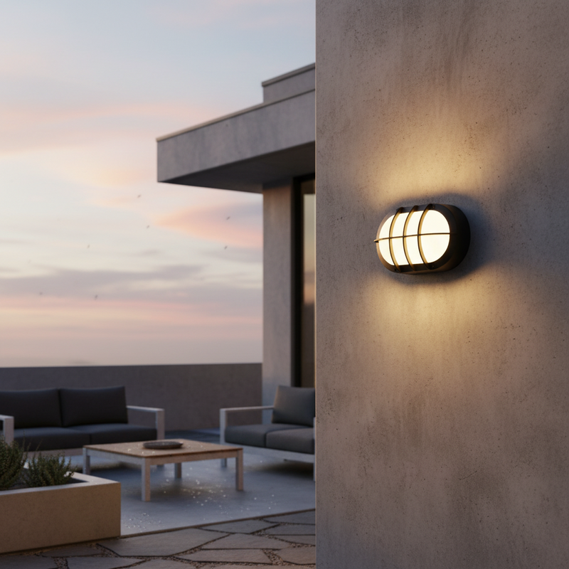 WALL LAMP-BH090 BLACK