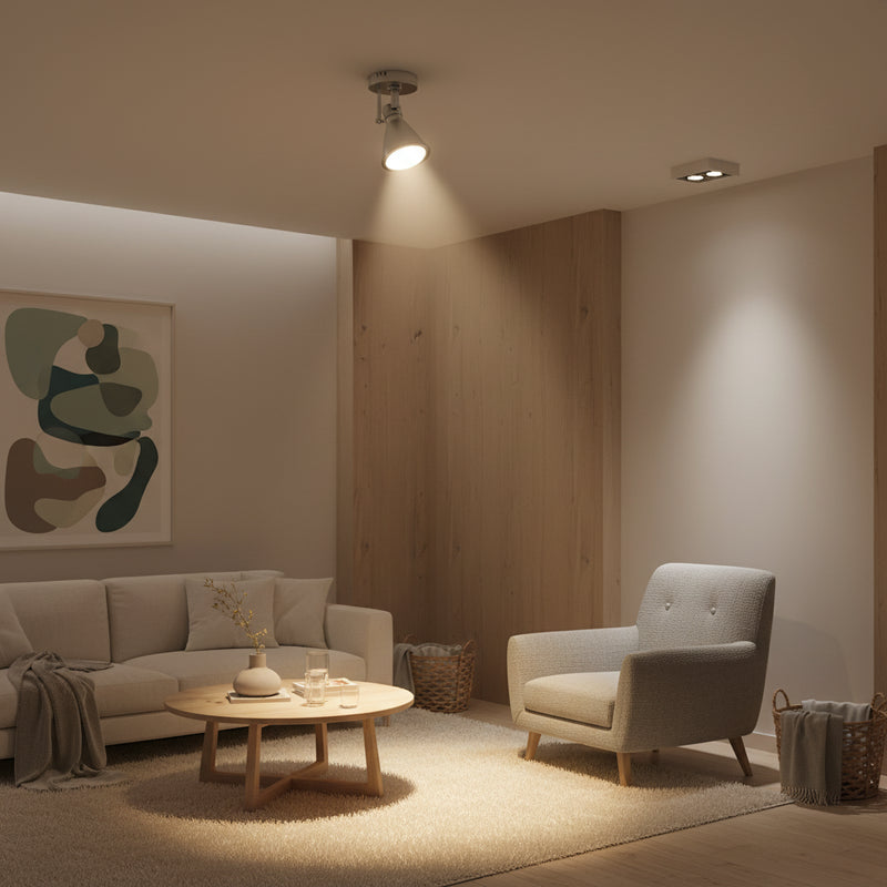 Radiant 7W GU10 4000K dimmable downlight globe - RLL121CW.