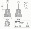 PENDANT LIGHT-PEN964 BAMBOO