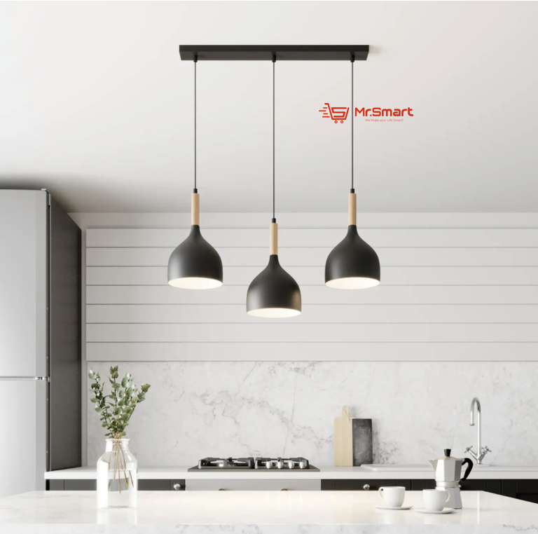 Bowl Style Pendant Light - Row Of 3 -Black - Mr.Smart SA's Best Online Shopping Store