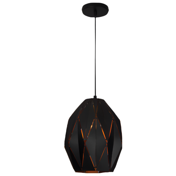 Bright star Diamond shape black Pendant lamp - PEN592.