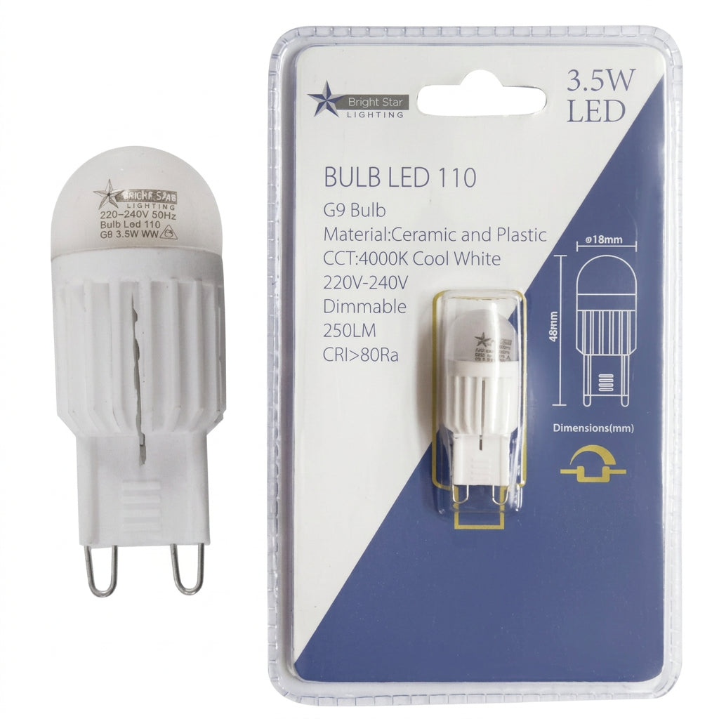 Brightstar-3W G9 LED BULB 110-Mr Smart Lighting Company