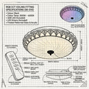 Brightstar-CF166 RGB Ceiling Light-Mr Smart Lighting Company.