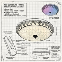 Brightstar-CF166 RGB Ceiling Light-Mr Smart Lighting Company.