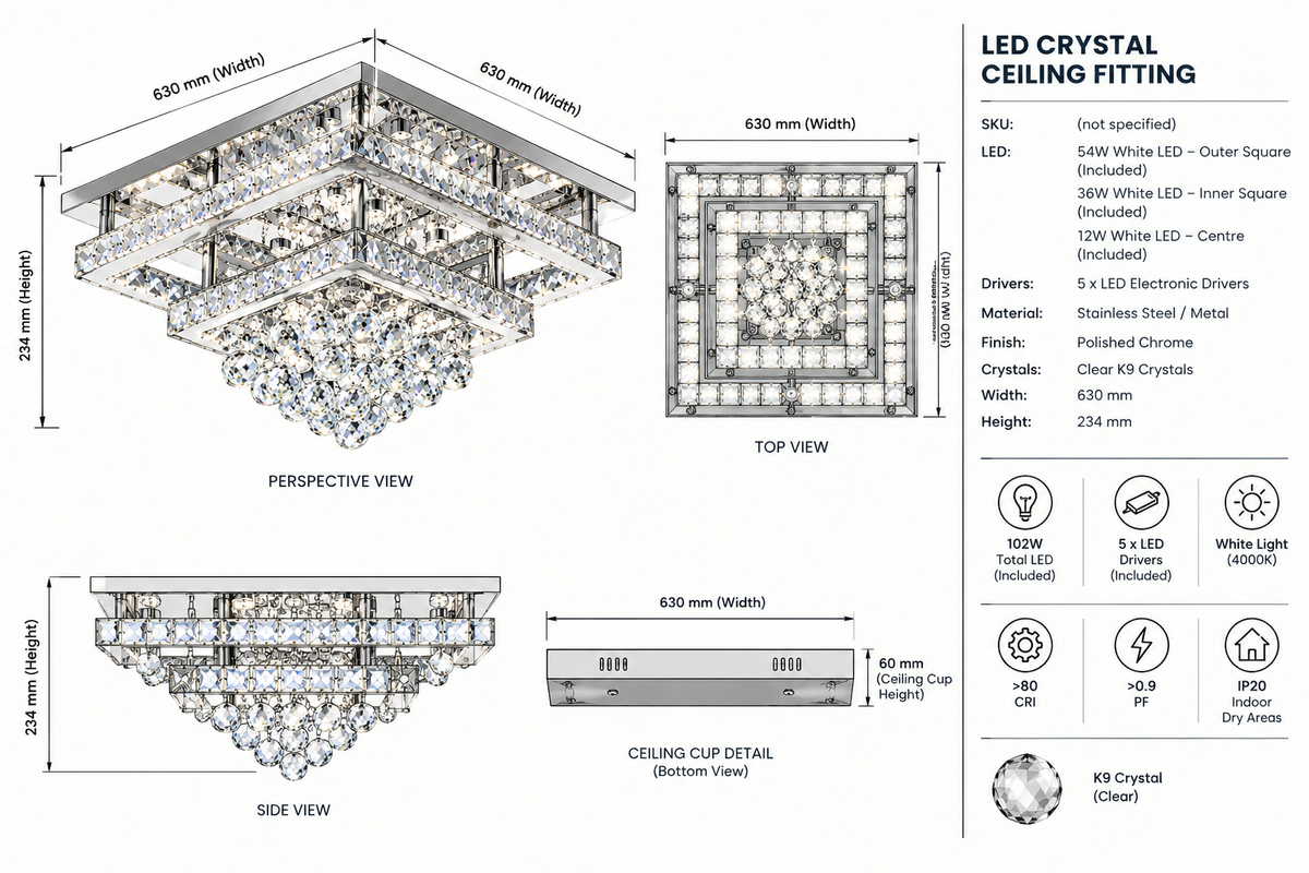 Brightstar-CF573 LED Ceiling Light.