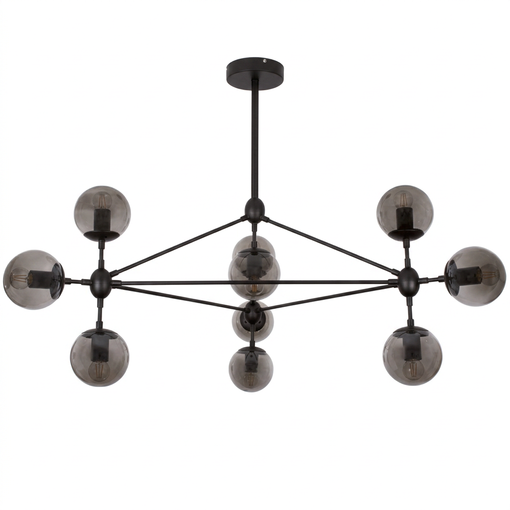 Brightstar-CH100/10 BLACK Chandelier.