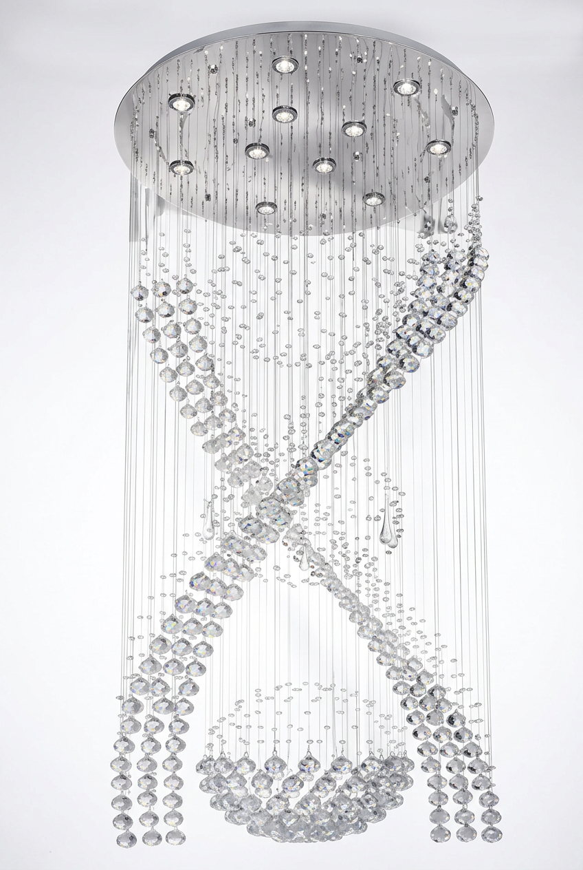 Brightstar-CH234/11 CRYSTAL Chandelier Light-Mr Smart Lighting Company