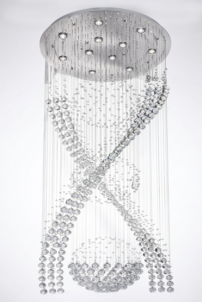 Brightstar-CH234/11 CRYSTAL Chandelier Light-Mr Smart Lighting Company