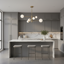 Brightstar-CH394/6 Gold Chandelier-Modern Kitchen island-Mr Smart Lighting Company