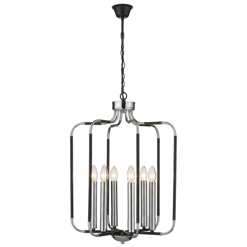 Brightstar-CH515/6 CHROME Chandelier Light-Mr Smart Lighting Company.