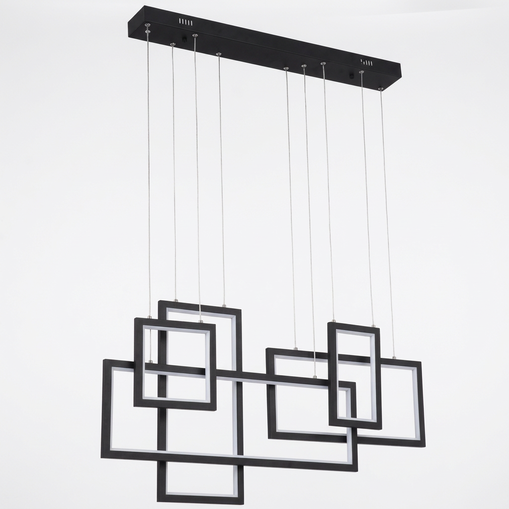 Brightstar-CH517 Black Pendent Light 4000K.