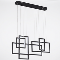 Brightstar-CH517 Black Pendent Light 4000K-Mr Smart Lighting Company