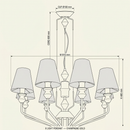 Brightstar-CH705 CERAMIC Chandelier-Mr Smart Lighting Company