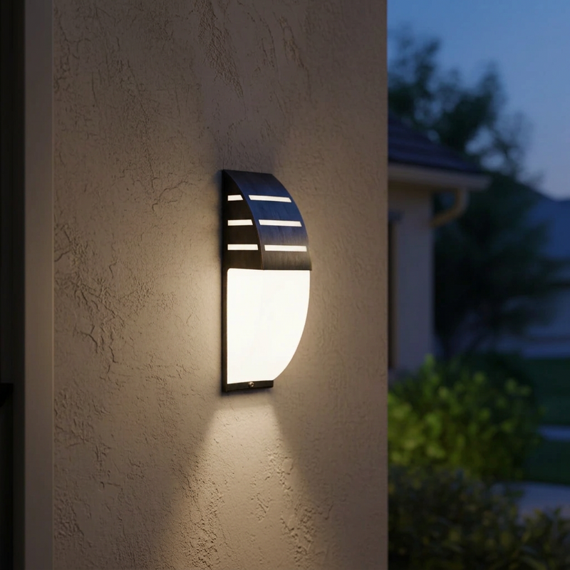 Brightstar-L079 STAINLESS Wall Lamp-Modern courtyard-Mr Smart Lighting Company.