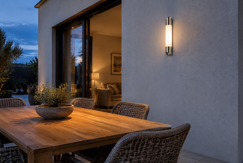 Brightstar-L081 Wall Lamp Stainless-Patio/Varanda-Mr Smart Lighting Company.