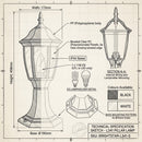 Brightstar-L341 Wall Lamp-Product dimensions-Mr Smart Lighting Company