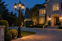 Brightstar-LFL037 BLACK-Standing Outdoor Lighting-Driveway-Mr Smart Lighting Company
