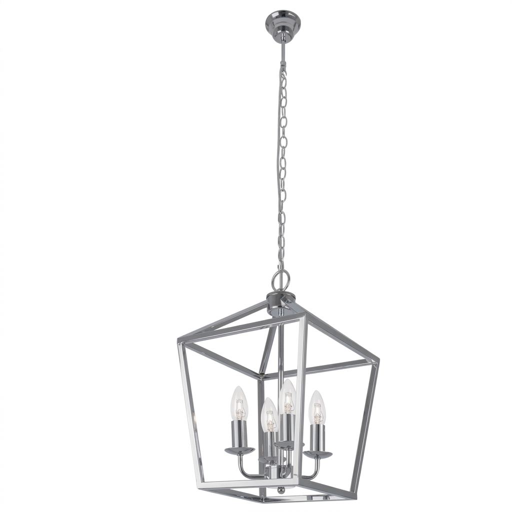 Brightstar-PEN450 CHROME Pendent Light-M Smart Lighting Company.