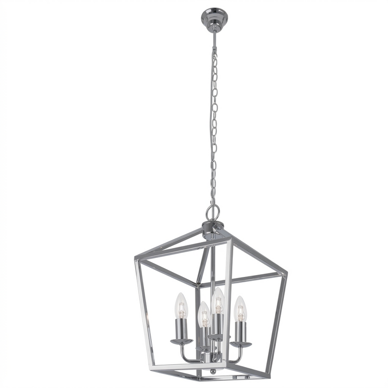 Brightstar-PEN450 CHROME Pendent Light-M Smart Lighting Company.