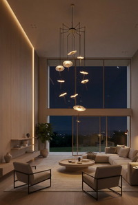 Brightstar-PEN956/10 3CCT Pendent Light-Modern living room-Mr Smart Lighting Company
