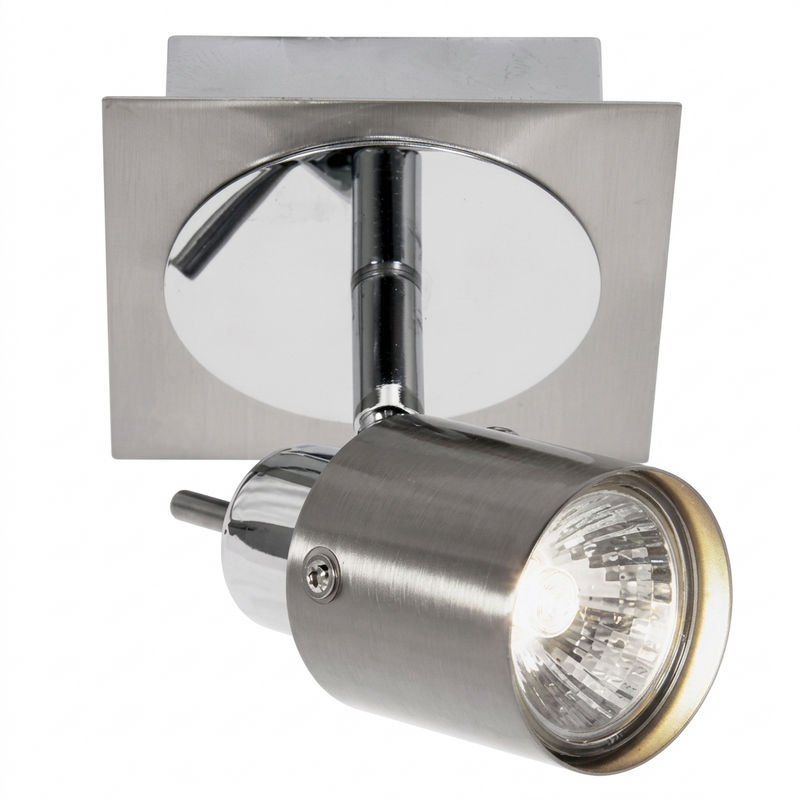 Brightstar-S050/1 SATIN CHROME Spotlight-Mr Smart Lighting Company