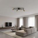 Brightstar-S414/4 SATIN BRASS Tracklight-Modern living room/lounge-Mr Smart Lighting Company.