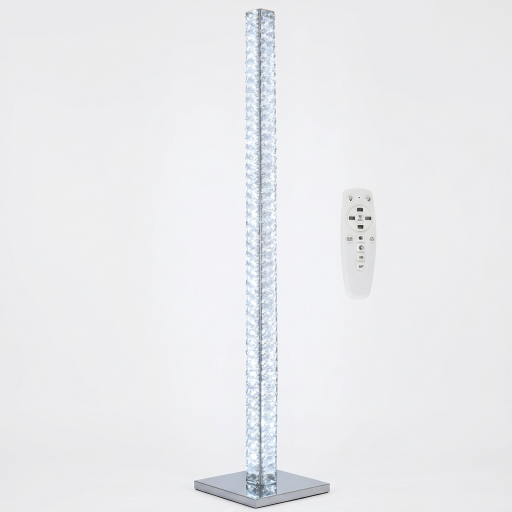 Brightstar-SL095 CRYSTAL Standing Lamp with remote controller 3CCT