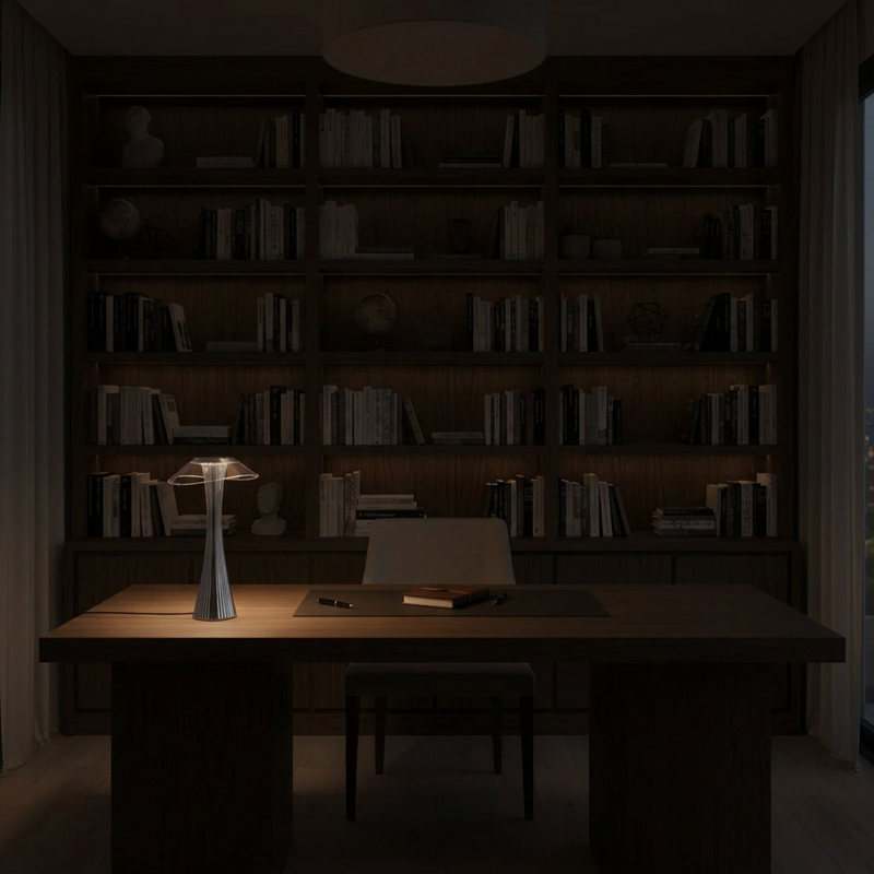 Brightstar-TL657 GREY Table Lamp 3CCT-Study-Mr Smart Lighting Company.