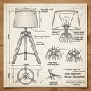 Brightstar-TL700 BEIGE Table Lamp-Product dimensions-Mr Smart Lighting Company