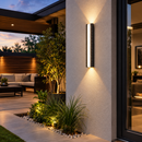 Brightstar-WALL LAMP-L558 BLACK IP54 3000K-Modern courtyard-Mr Smart Lighting Company