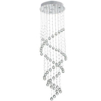 Brightstar CH257 CRYSTAL Stainless Steel with Crystals-Mr Smart Lighting Company.