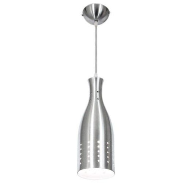 Brightstar PEN227/1 ALUMINIUM 1 x 60W ES Pendant-Mr Smart Lighting Company.