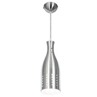Brightstar PEN227/1 ALUMINIUM 1 x 60W ES Pendant-Mr Smart Lighting Company.