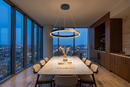 Brightstar PEN252 3CCT 40W LED CCT Metal Aluminum and Acrylic Pendant-Dining room-Mr Smart Lighting Company.