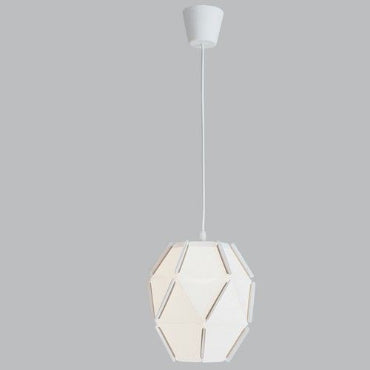 Brightstar PEN803 WHITE Plastic and Fabric Pendant White-Mr Smart Lighting Company.