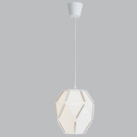 Brightstar PEN803 WHITE Plastic and Fabric Pendant White-Mr Smart Lighting Company.