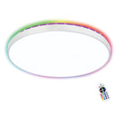 LED smart Ceiling light with RGB/Multicolor Background lighting.