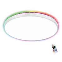 LED smart Ceiling light with RGB/Multicolor Background lighting.