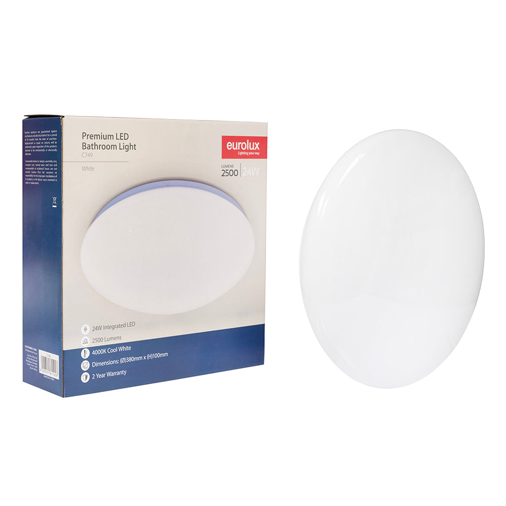 Eurolux  Premium Bathroom Light White LED 24w-C749