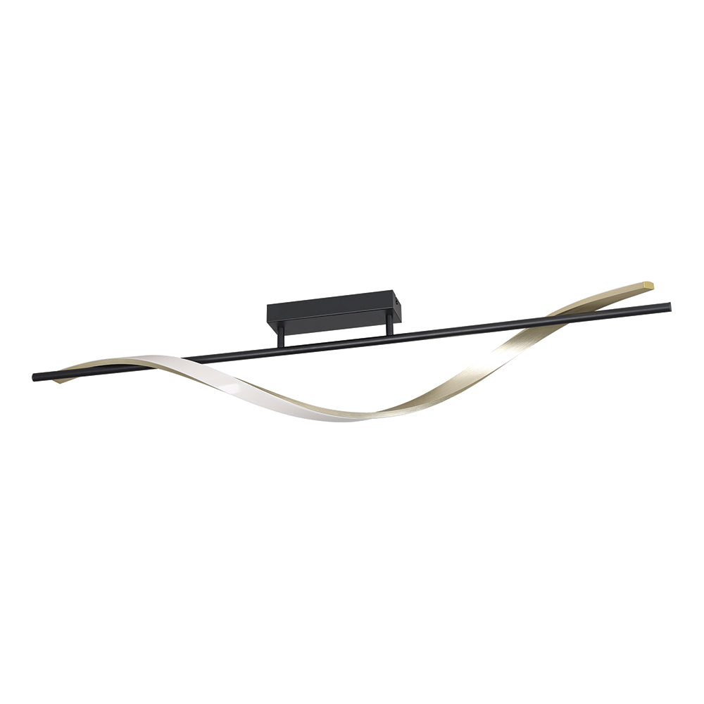 Eurolux Conaprato C/Light Black/Brushed Brass LED-C758