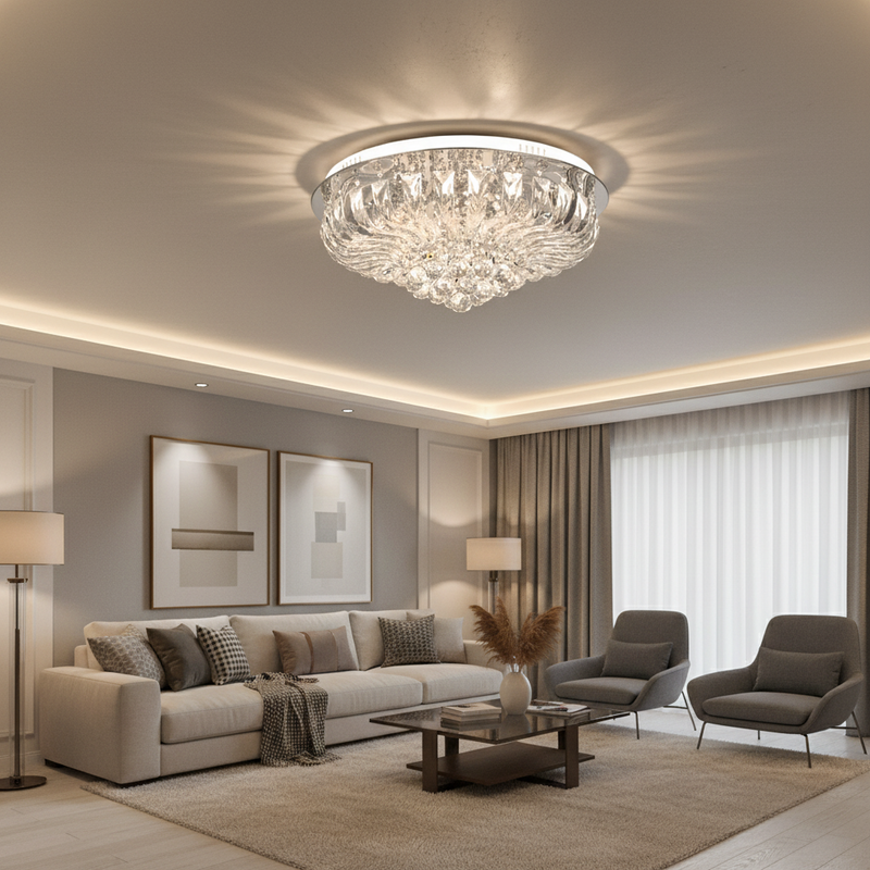 CEILING LIGHT-CF010/12 CHROME
