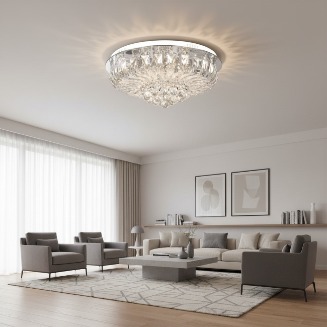 CEILING LIGHT-CF010/12 CHROME