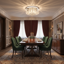 CEILING LIGHT-CF011/9 CHROME