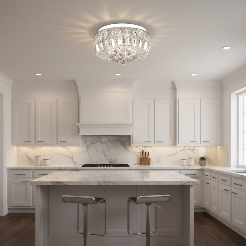 CEILING LIGHT-CF011/9 CHROME