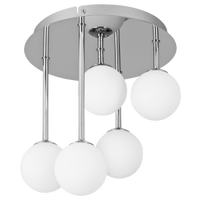 CEILING LIGHT-CF015/5 CHROME