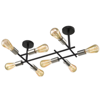 CEILING LIGHT-CF057/8 SATIN CHROME