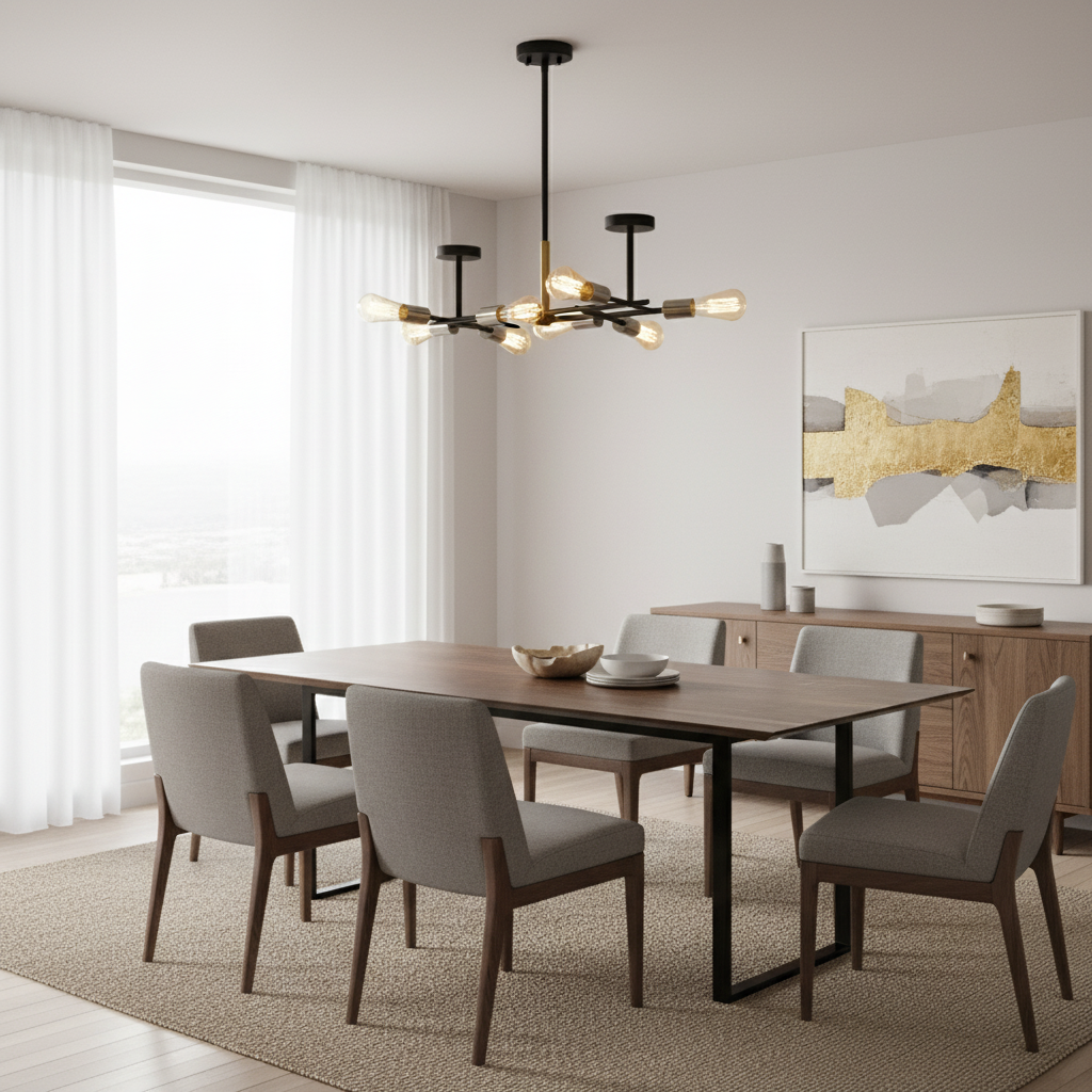 CEILING LIGHT-CF057/8 SATIN CHROME