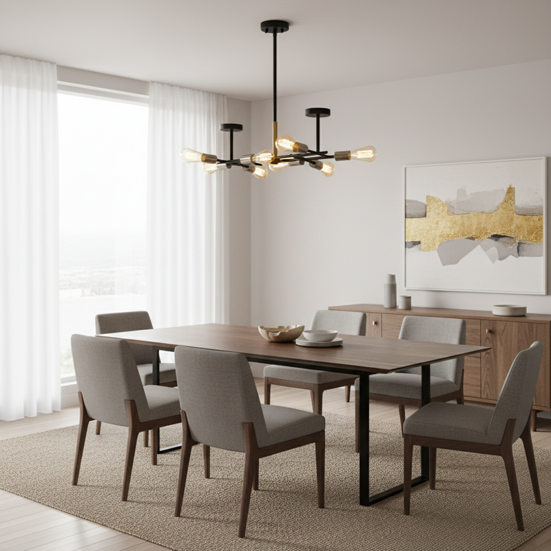 CEILING LIGHT-CF057/8 SATIN CHROME