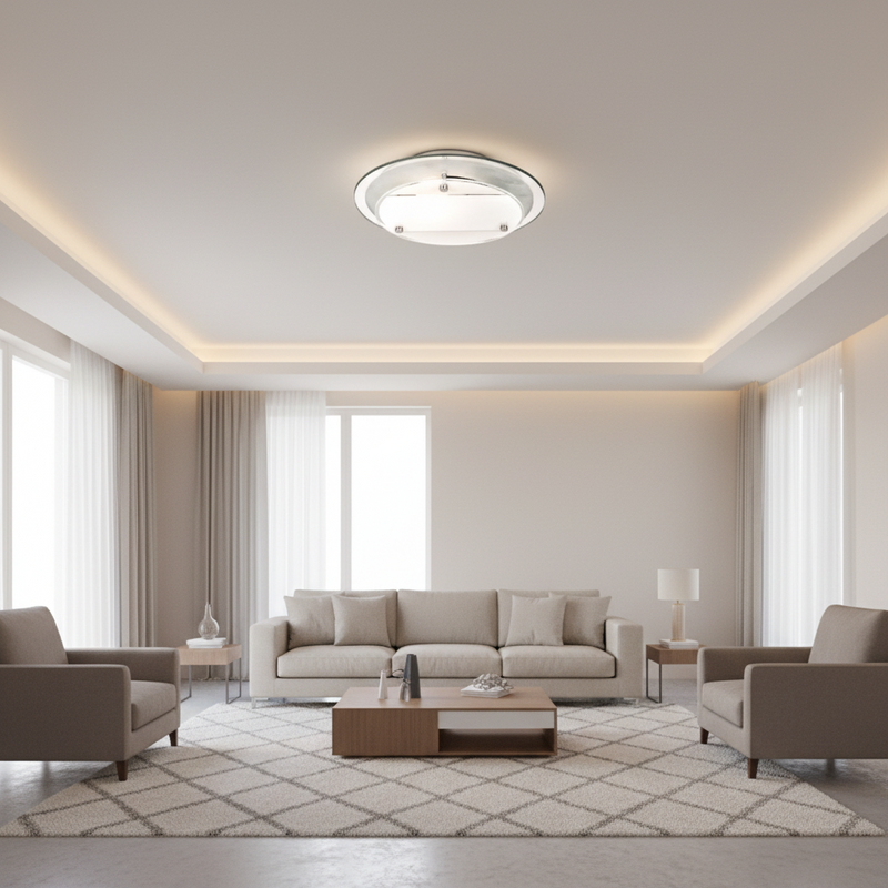 CEILING LIGHT-CF1362 CHROME