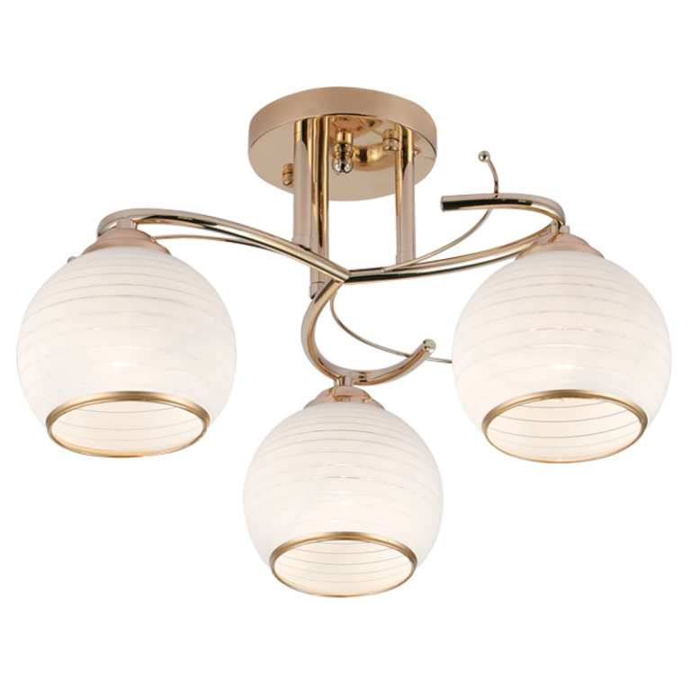CEILING LIGHT-CF195/3 GOLD